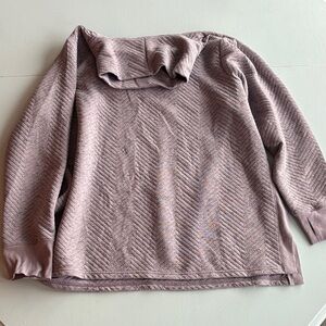 Lavender Women's Turtleneck Sweatshirt